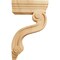 Ekena Millwork 3 7/8"W x 8"D x 13"H Los Angeles Hollow Back Corbel, Red Oak COR03X08X13HARO - alternate 2